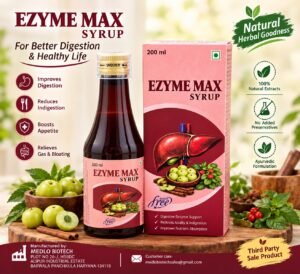Ezyme Max Digestive Syrup manufactured by Medlo Biotech
