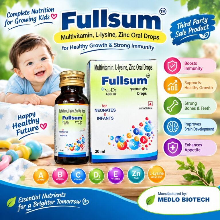 Fullsum Zinc Oral Drops for Infants manufactured by Medlo Biotech