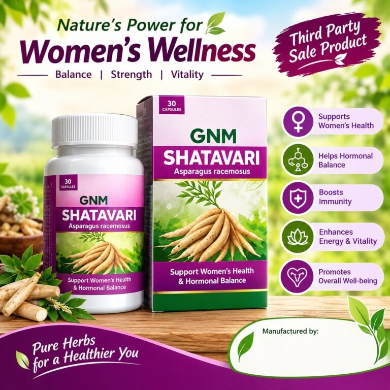GNM Shatavari Capsules manufactured by Medlo Biotech