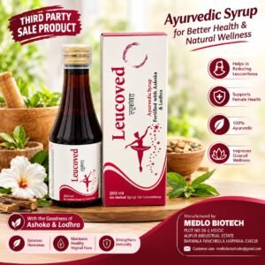 Leucoved Ayurvedic Syrup manufactured by Medlo Biotech