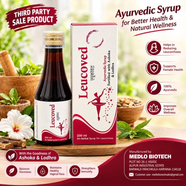 Leucoved Ayurvedic Syrup manufactured by Medlo Biotech