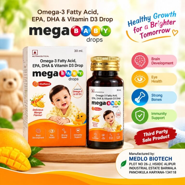 Mega Baby Omega-3 DHA Drops manufactured by Medlo Biotech
