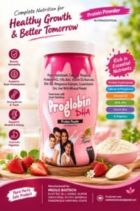 Proglobin DHA Protein Powder manufactured by Medlo Biotech